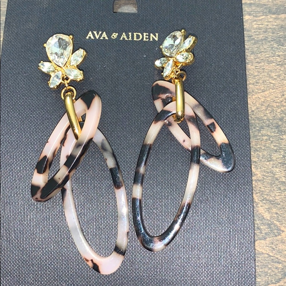 💕Ava & Aiden💕 fashion crystal drop earrings